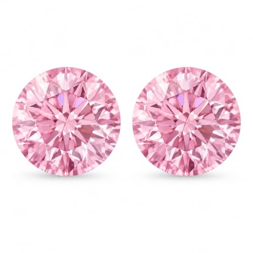 0.83 Carat Natural Pink Diamonds Round Cut