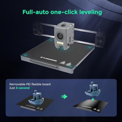 Image of FLASHFORGE AD5M Pro 3D Printer - 600mm /s High-Speed Core XY, 1-Click Auto Leveling, ≤50dB Quiet Printing with Camera, 0.4&0.6mm Nozzle, Auxiliary Cooling, 220x220x220mm Build Volume