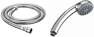 Bristan HOS 150CN02 C Cone to Nut Lrg Bore Shower Hose, Chrome, 1.5m