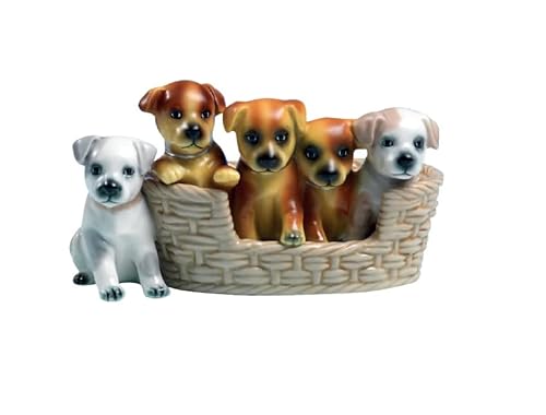 Navel Groupe porcelaine Puppy Chiots Panier Cover