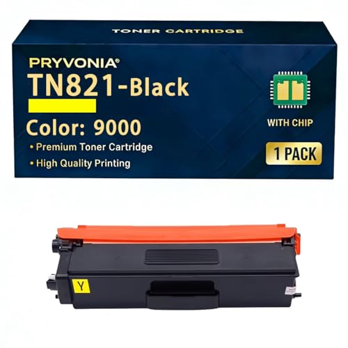 Toner TN821 jaune pour remplacer TN821Y et corriger les impressions ternes