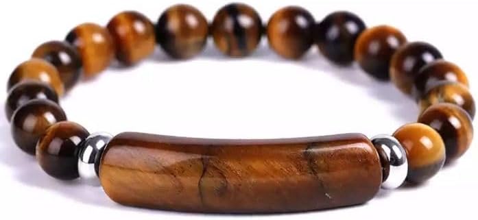 Tiger Eye Strand Bracelet – Natural Tiger Eye Beads for Confidence, Protection & Personal Style | Unisex Handcrafted Bracelet - Image 6