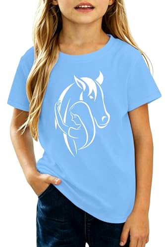 Amazon.com: Zylkor Horse Shirts for Girls Love Horses Shirt Youth