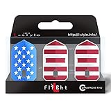 L-Style Dart Flights: L6 PRO Slim - USA Flag
