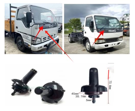 Amazon.com: FDONG 7CM Windshield Washer Nozzle for Isuzu NKR NPR66