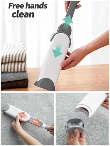 Double Sided Pet Hair Removal Clothes Lint Brush with Self-Cleaning Case image 5