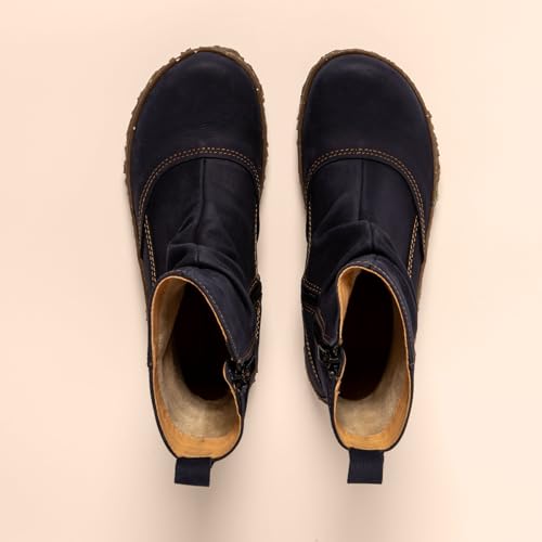 El Naturalista Para Mujer. 2N7223NFE505_0B0 Botines De Piel N722 Pleastant Marino (39), 1 A 3Cm, Cremallera, Casual - 2
