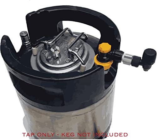 Image of Picnic Tap 2.1 - ready to pour great glasses of beer directly from a keg or growler without beer line and drip tray. Made in USA. Ball Lock Low Profile (LOPRO).