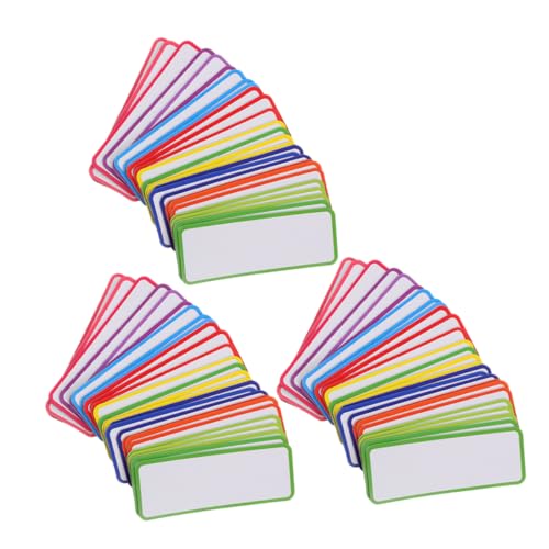 HYTROVE 81個マグネット式ホワイトボード用ラベル 繰り返し使用可能な乾式消去 名札 教室 オフィス キッチン向け 属面対応