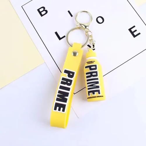 Image of Penny Wise Trendy Prime Drink Keychain | Logan Paul & KSI Design | Hard Silicone,Unbrekable | Travel Essential | Kids Friendly | Comes With Strap & Bag Hook | Single Piece.