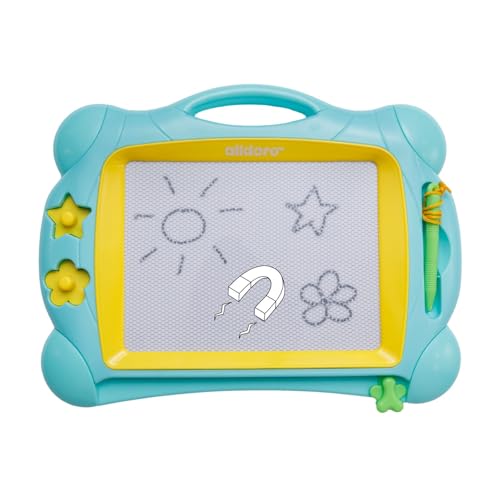 alldoro 68500 Magnettafel für Kinder mit schwarz/weiß Display,...