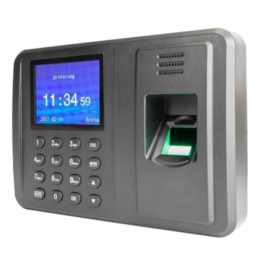 Relógio De Ponto Com Leitor Biométrico Impressão Digital Relógio De Biometria