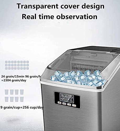 Máquina para fabricar cubitos de hielo portátil 25kg miniatura 6