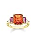 Produktbild Thomas Sabo Damen-Ring Farbige Steine gold 925 Sterlingsilber gelbgold vergoldet TR2262-488-7-48