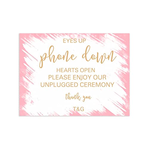 Panneau de bienvenue de mariage personnalisé signalétique entrée fiançailles fête 40x50cm