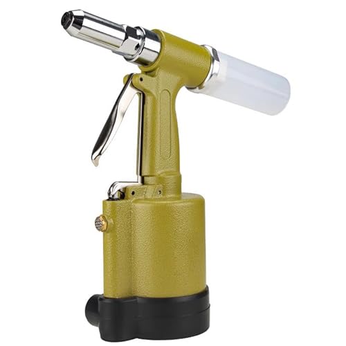 AAGWW リベッター エアリベッターガン リベット エアツール アルミニウムリベット適用 ステンレスリベット適用 高強度 高効率 自動吸盤（デザイン：C903/イエロー，1個入り）