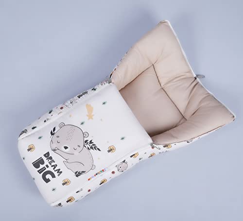 Image of NEW COMERS 3 in 1 Carry Nest Portable Cushion Bed with Soft Cotton Padding Lightweight Travel Friendly Multi-Use Carry Wrap with Secure Support Design | Unisex Carry Bag Nest 801