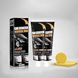 2Pcs Car Scratch Remover Kit - Effectively Removes Light Scratches, Swirl Marks & Scratches from Car Paint - Restores Gloss & Shine (4.2 fl. oz) x2