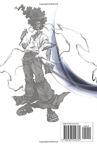 Afro Samurai: Notebook Journal , Blank lined notebook , white paper | 100 pages , 6"X9" inches | Anime Journal, Great gift for future diary. – vue 2