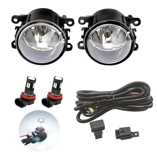 Feux antibrouillard LED pour Duster et Megane phare avant avec câbles