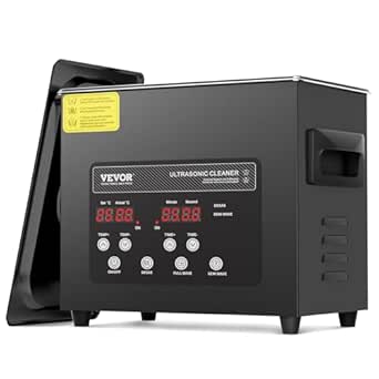 VEVOR 3L Ultra Sonic Cleaner, 120W Digital Ultrasonic Cleaning Machine with Gentle Mode & Upgraded Degassing