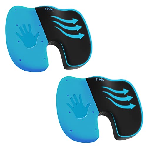 Frido Ultimate Coccyx Seat Cushion with Orthopedic Gel Memory Foam