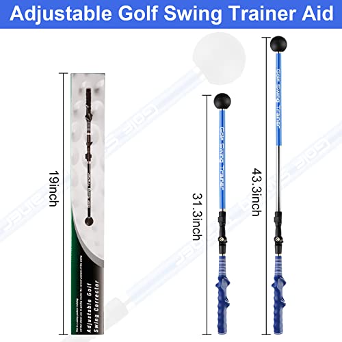 Taotop Golf Swing Trainer Aid Adjustable, Portable Golf Training Aid To Improve Hinge, Forearm Rotation, Shoulder Turn – Lightweight, Foldable Golf Swing Training Aid Stick With Ergonomic Grip #TOP6