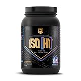 HOSSTILE ISO[H1] Grass Fed Whey Protein Isolate with Digestive Enzymes, Whey Protein Powder for Muscle Gain & Muscle Recovery, Post Workout Recovery Drink, Blueberry Donut, 30 Servings