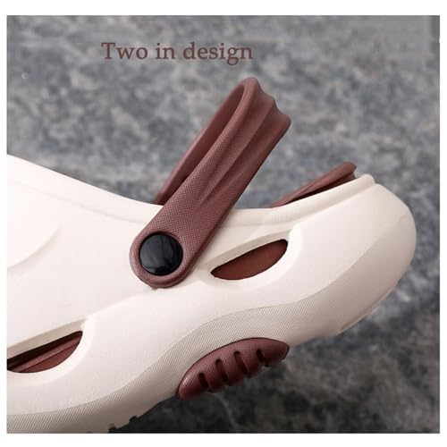 Mens Garden Shoes Beach Sandals Slippers with Removable Insoles Garden Hiking Shoes Water2