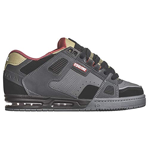 Image of Globe Sabre Skateboard Shoes, Charcoal Black Iron, 6