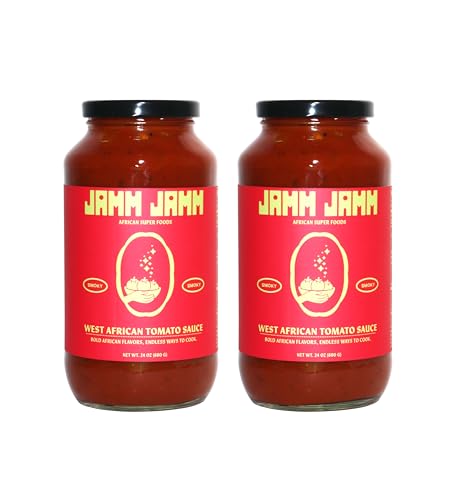 Jamm Jamm West African Tomato Sauce, Smoky, Bold African Flavors,