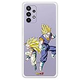 Personalaizer Original Schutzhülle kompatibel mit Samsung Galaxy A32 5G - Dragon Ball Z Gotenks & Vegito