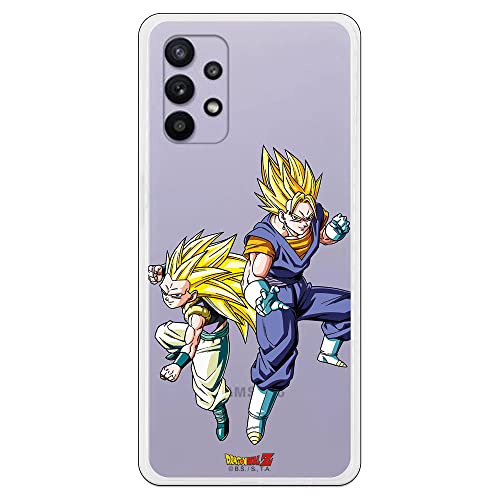 Personalaizer Original Schutzhülle kompatibel mit Samsung Galaxy A32 5G - Dragon Ball Z Gotenks & Vegito