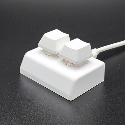 Image of 2 Key Backlit Mechanical Gaming Keyboard for Audio Programming Gaming Switch White