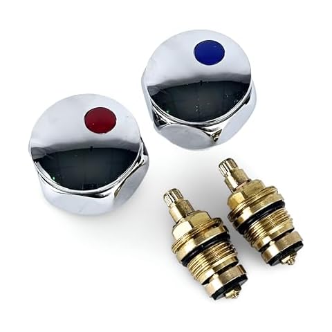 Wärmer System Chrome Hot & Cold Tap Covers Cover