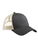 RECYCLE POLYORG TRUCKER CAP (BLACK/OYSTER) (OS)
