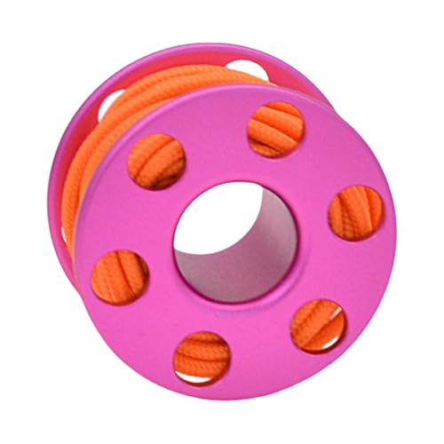 mioosho Spool Finger Reel Pendants Small Scubas Diving Finger Reel Highly Visible Diving Small Finger Reel Pendants Enduring
