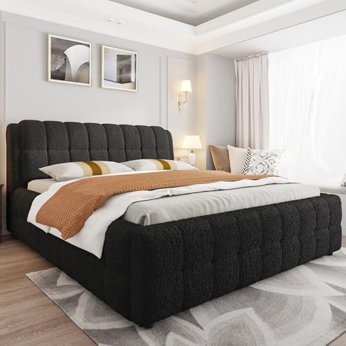 Merax California King Upholstered Bed Frame