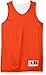 Augusta Sportswear Teen-Boys Reversible Wicking Tank, Orange/White, Medium