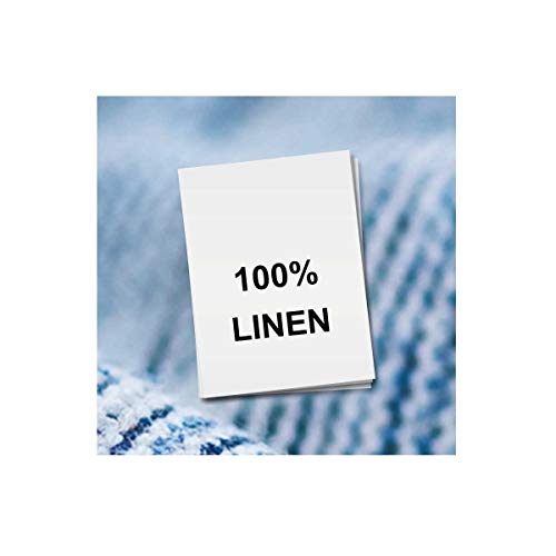 100 Printed Clothing Labels, Care Labels (100% Linen)