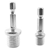 LQ Industrial 4PCS Metal Hexagonal Socket Adapter M10+M14 Electric Drill Accessories Woodworking Sleeve Converter Electrical Grinding Accessories Suitable for Pneumatic/Manual Screwdrivers