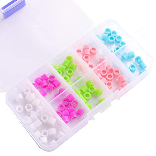 100Pcs Multi-Color Dental Code Rings Orthodontic Silicone Ring Autoclavable Code Mixed Color Instrument Large Small (Small Size 4Mm) #TOP2