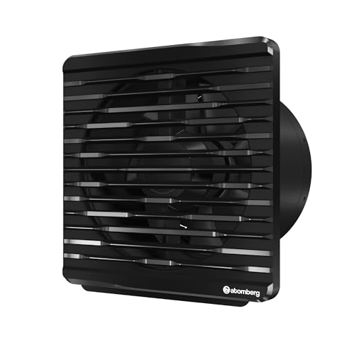 Image of atomberg Efficio Orb Exhaust Fan 150mm (6 Inches) |BLDC Motor|6.8W| Low Noise|2000 RPM|Ideal for Bathroom,Kitchen|Easy to Clean |Installation-Round Cut (153mm) | 2 Years Warranty (Gloss Black)