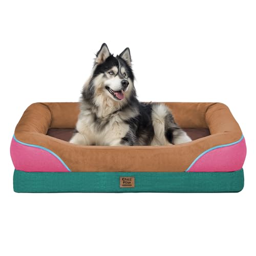 Image of Chez Paw Orthopedic Washable XXL Dog Bed for Extra Large Dogs