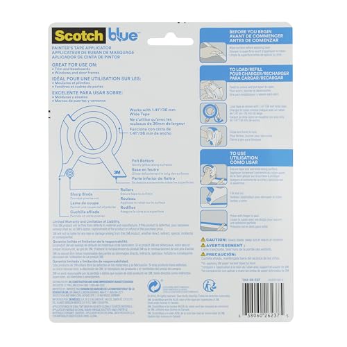 ScotchBlue Painter's Tape Applicator TA3-SB-ESF, 100% PEFC, SGSCH-PEFC-COC-110078 - Thumbnail 4