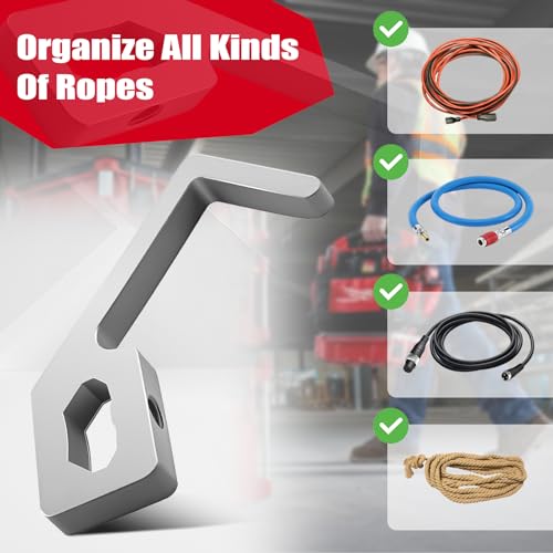 Support de rallonge pour boîte à outils enrouleur de câble robuste - 8