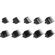 1.5-25mm Hair Cutting Combs Compatible For JRL Compatible For Kemei,Professional Trimmer Machine Universal Guards Barber Accessories Anti-Scratch10pcs