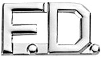 First Class Fire Department FD Collar Lapel Pin Insignia Pair