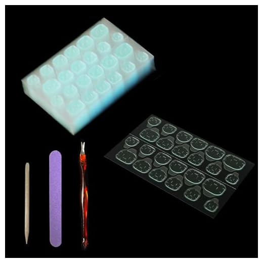 Double Side Nail Sticky Tabs, Nail Sticker for Press on Nail Ahensive Tabs, Thin 0.35mm,Waterproof Breathable False Nail Tips Jelly Adhesive Tabs Nail Glue (L)