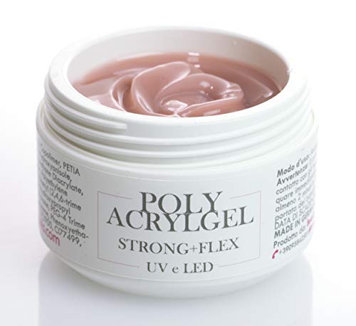 Beauty Space Nails Polyacrylgel Natural UV-Hybrid zwischen Gel und Acryl, Natural Skin - 30 ml